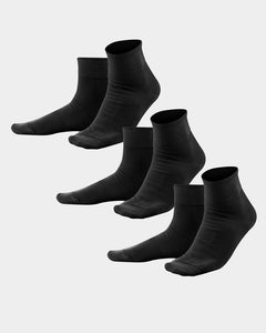 3-pack sorte sokker